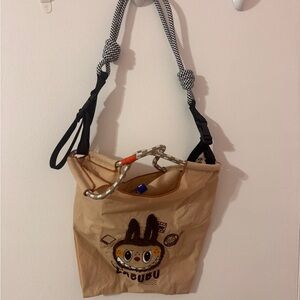 Stylish Monster Cartoon Design Shoulder Bag